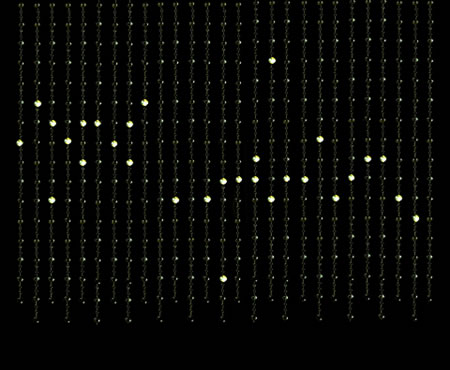 Beaded Curtain on The Light Bead Curtain Is An Interactive Musical Installation That Can